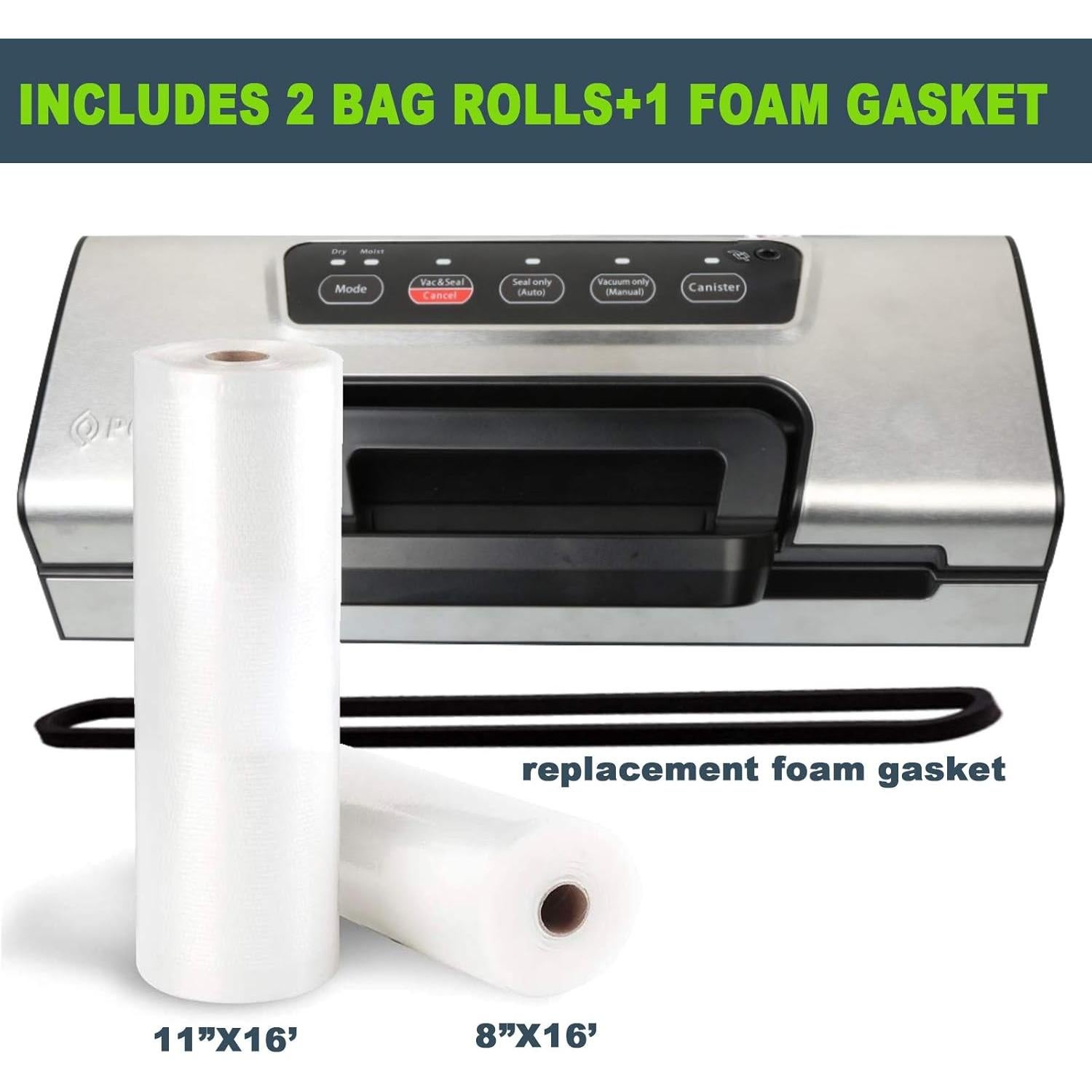 Máquina de Vacío Potane VS5736, Sellador de Alimentos Profesional