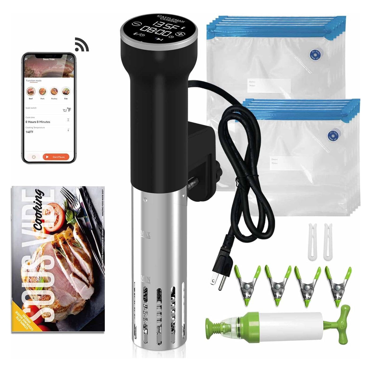 Cocinero Sous Vide Wi-Fi Cattleman Cuisine 1000W 16L