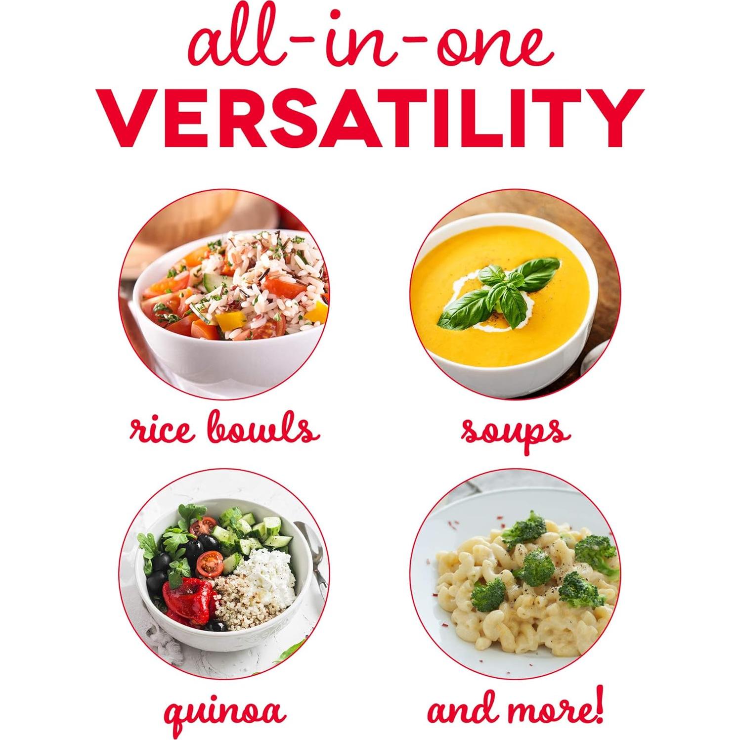 Cocedor de Arroz Mini DASH 2 Tazas + Fabricador de Huevos Sous Vide