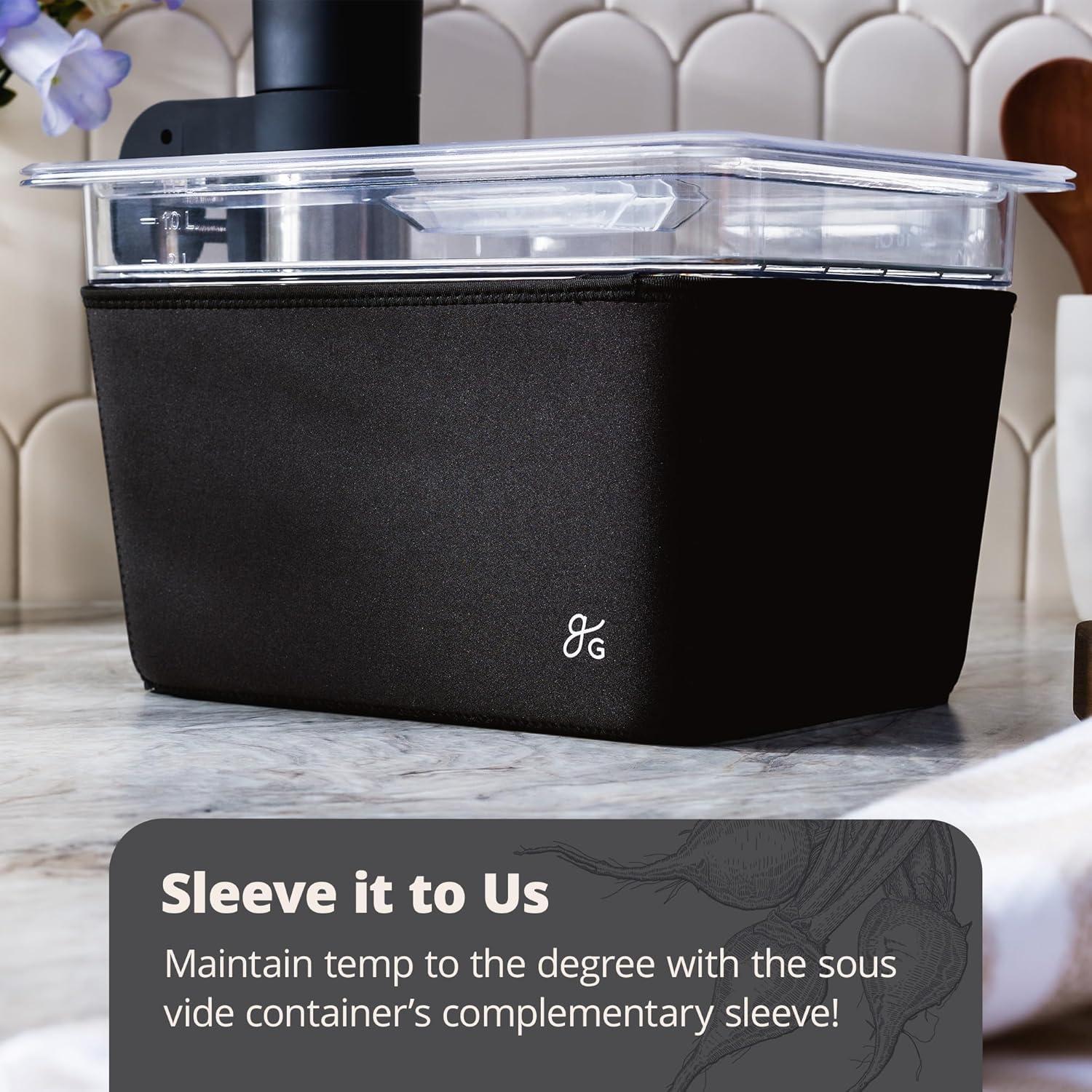 Contenedor Sous Vide Greater Goods 11.35L con Rack Acero Inoxidable