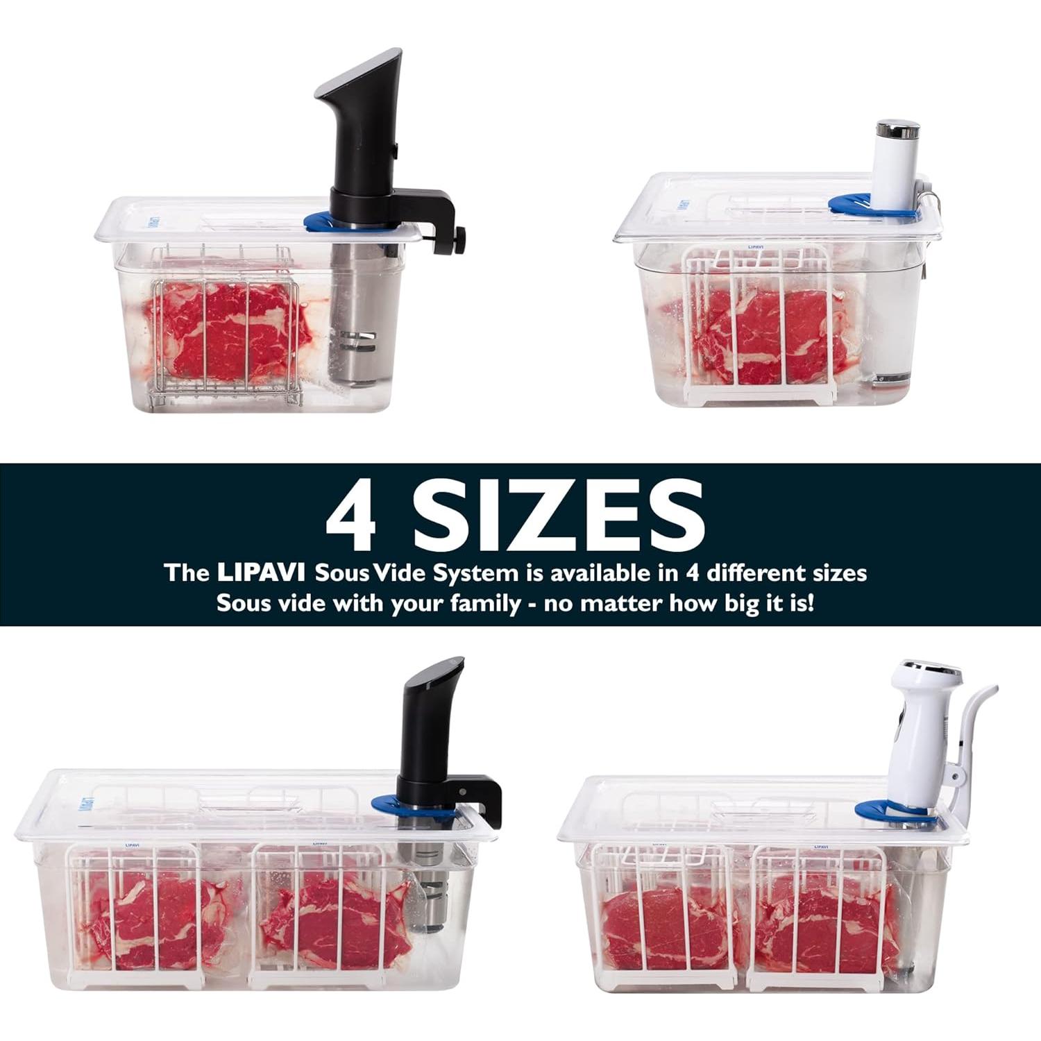 Sistema Sous Vide LIPAVI NXC10-UNIR con Contenedor y Rack