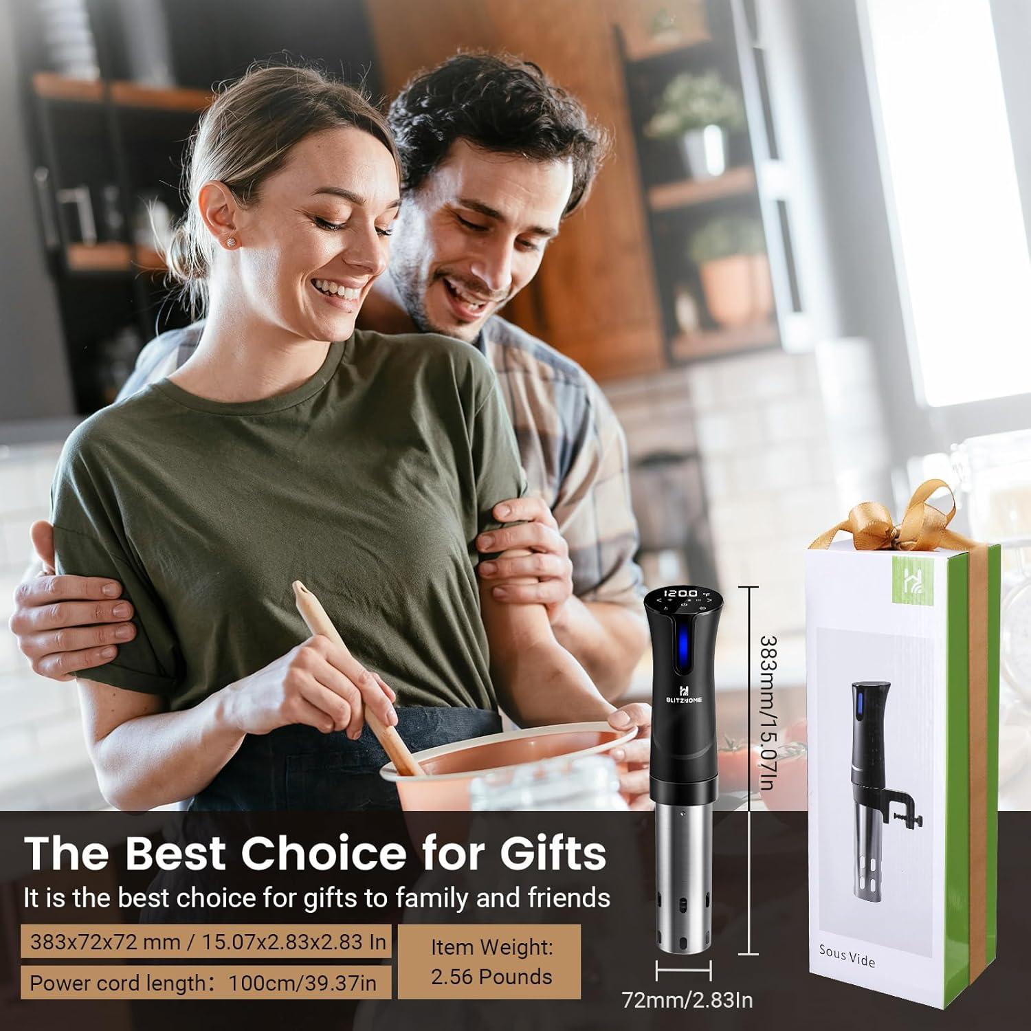 Máquina Sous Vide BLITZHOME 1100W Acero Inoxidable 15L