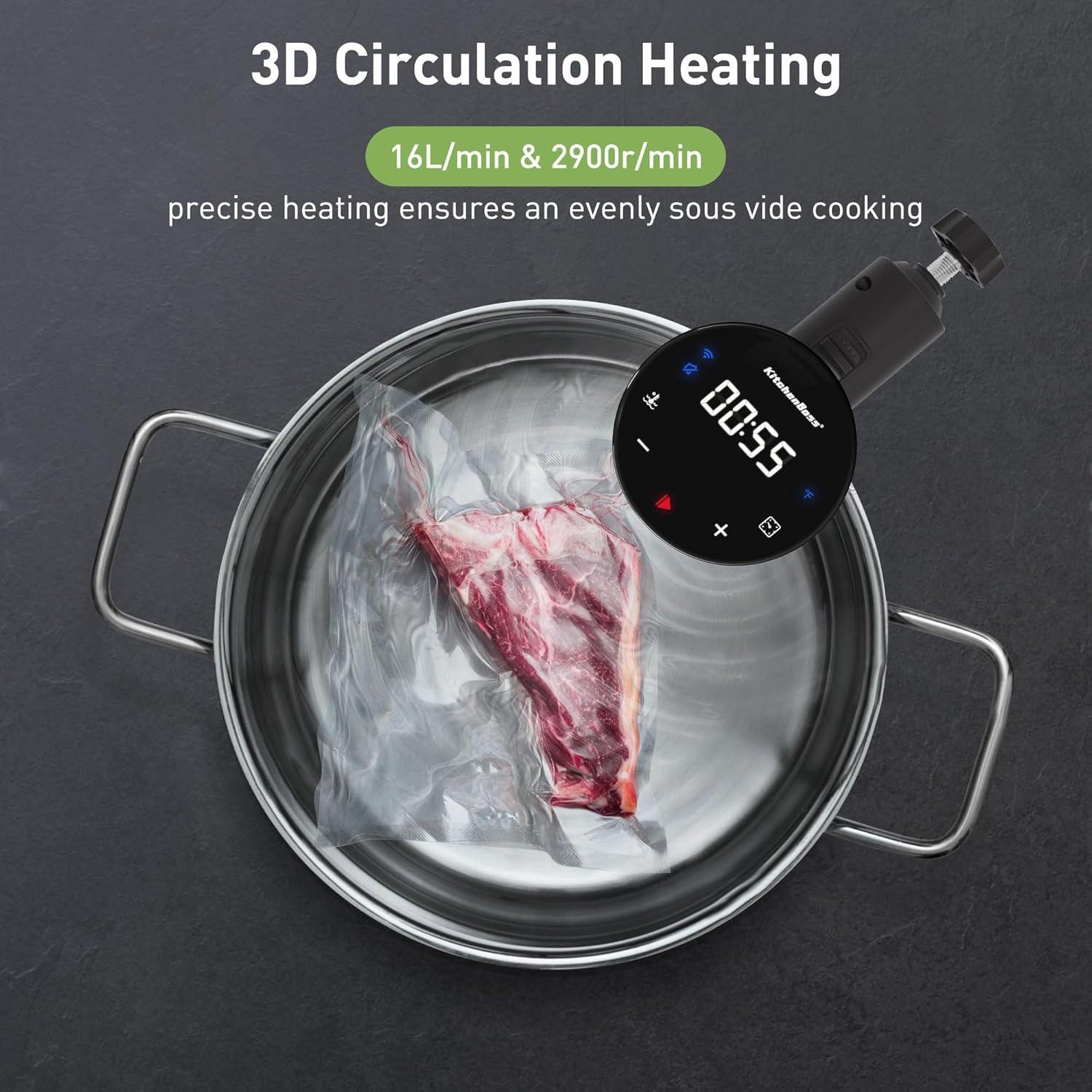 Cocinero Sous Vide KitchenBoss G310 1100W Control APP Wi-Fi