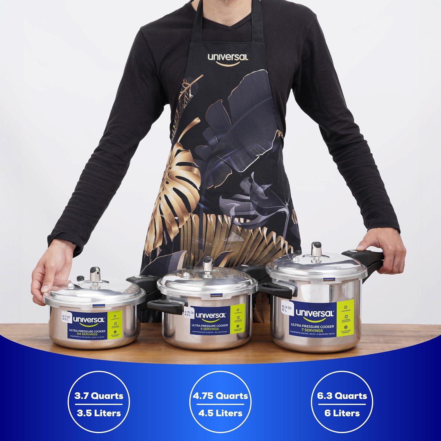 Olla a Presión Universal 4.75L Aluminio Antioxidante