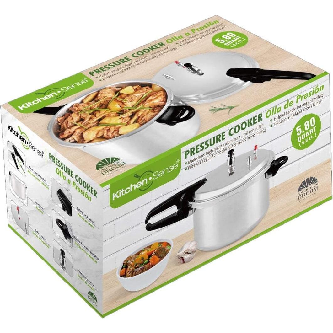 Olla de Presión Aluminio J&V TEXTILES 4 Litros