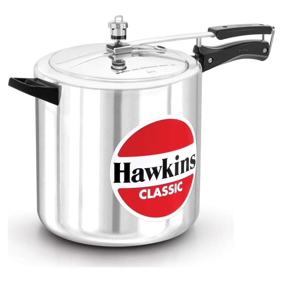 Olla a presión Hawkins CL-12 de aluminio 12 litros plateada