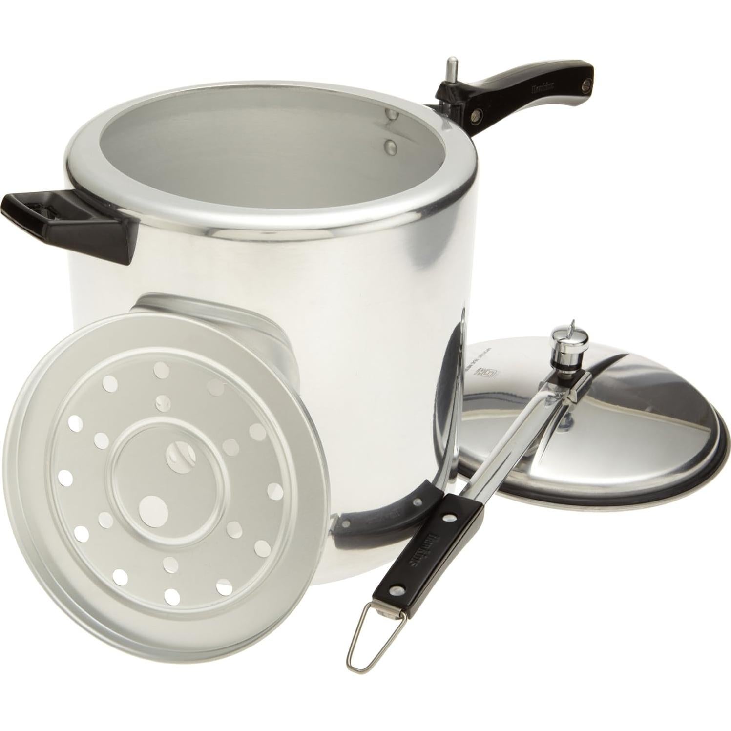 Olla a presión Hawkins CL-12 de aluminio 12 litros plateada