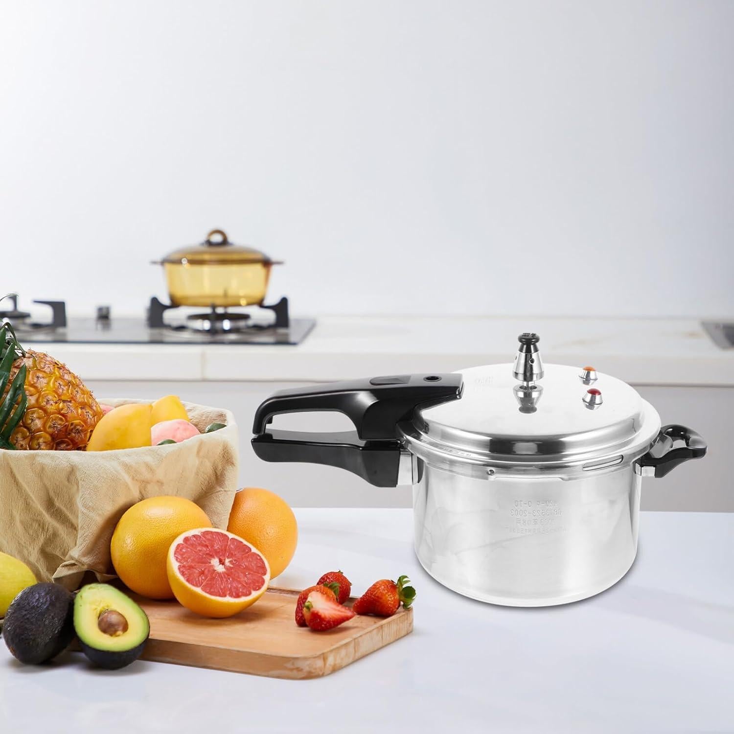 Olla a Presión DOITOOL de Aluminio 22cm para Estufas