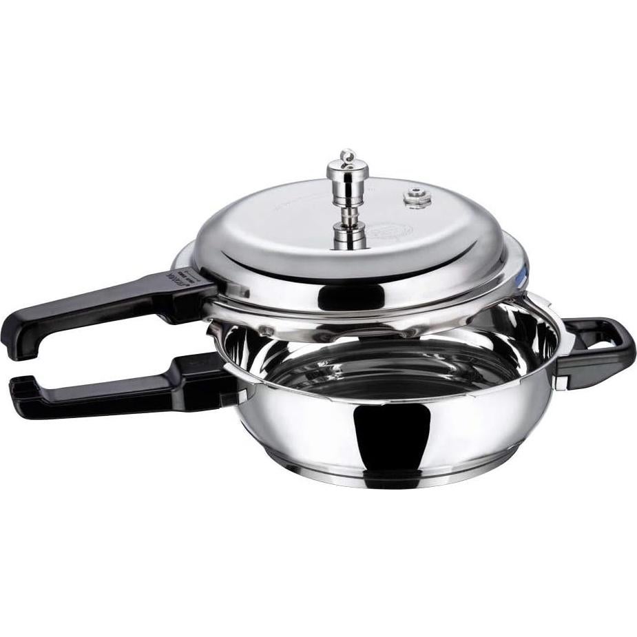 Sartén de Acero Inoxidable Vinod P-Jun 3L con Fondo Sandwich