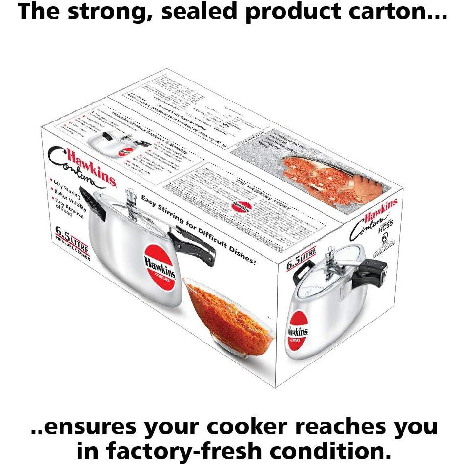 Olla a Presión Hawkins Contura 6.5L Aluminio Pulido