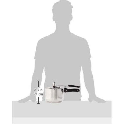 Olla a presión Vinod 3L de acero inoxidable con tapa interior