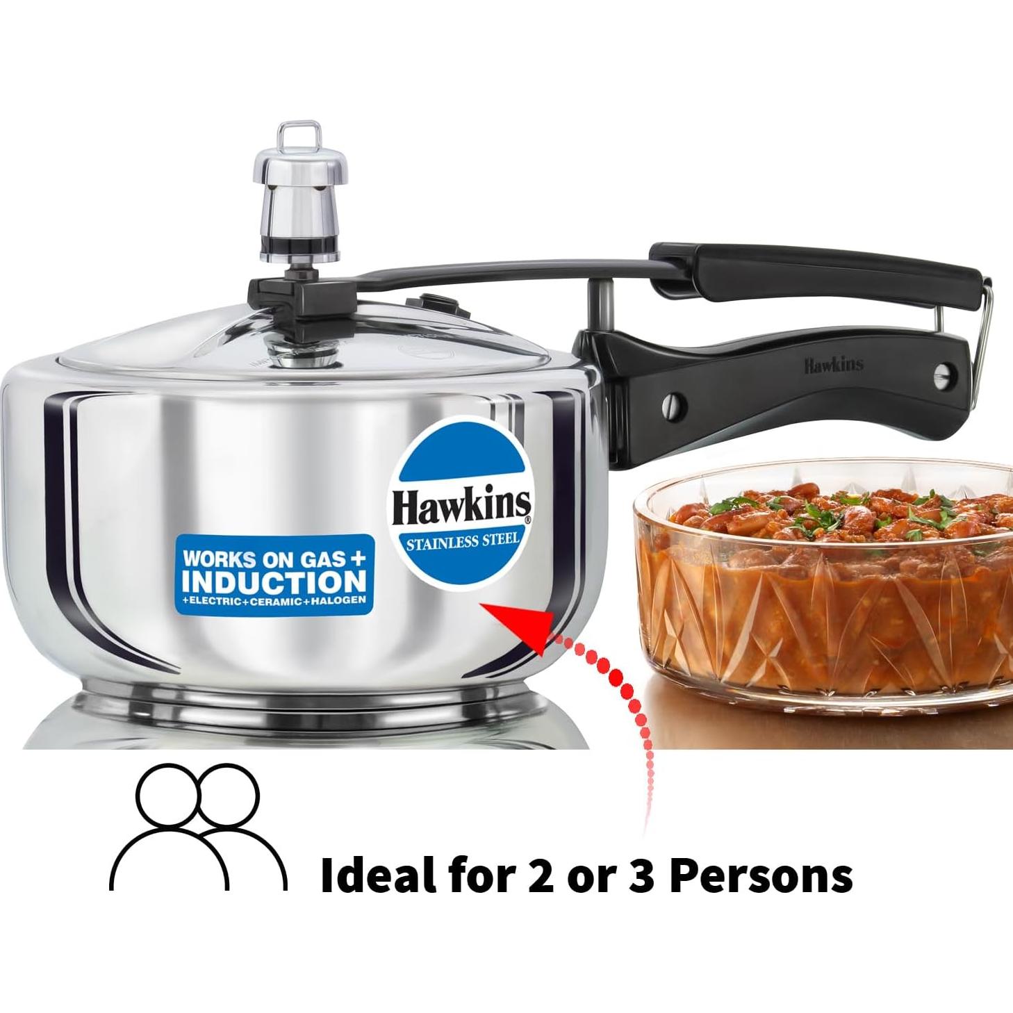 Olla a Presión Hawkins 2L Acero Inoxidable Inducción