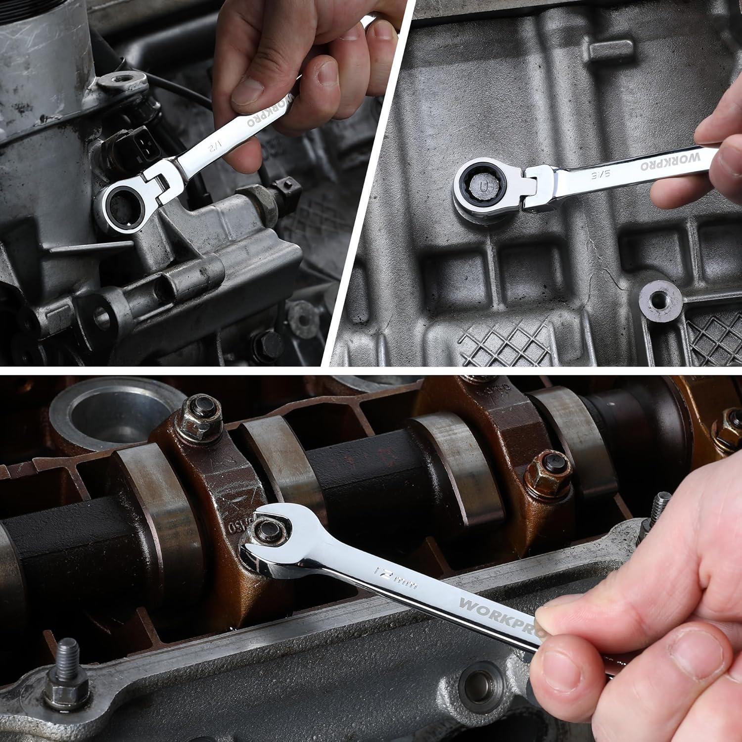 Juego de Llaves Combinadas WORKPRO 22 Piezas 6-18mm