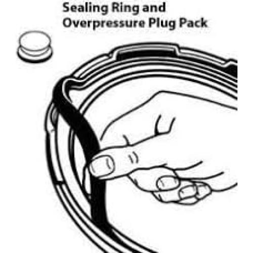 Anillo de sellado para olla a presión Presto 09985, paquete de 2