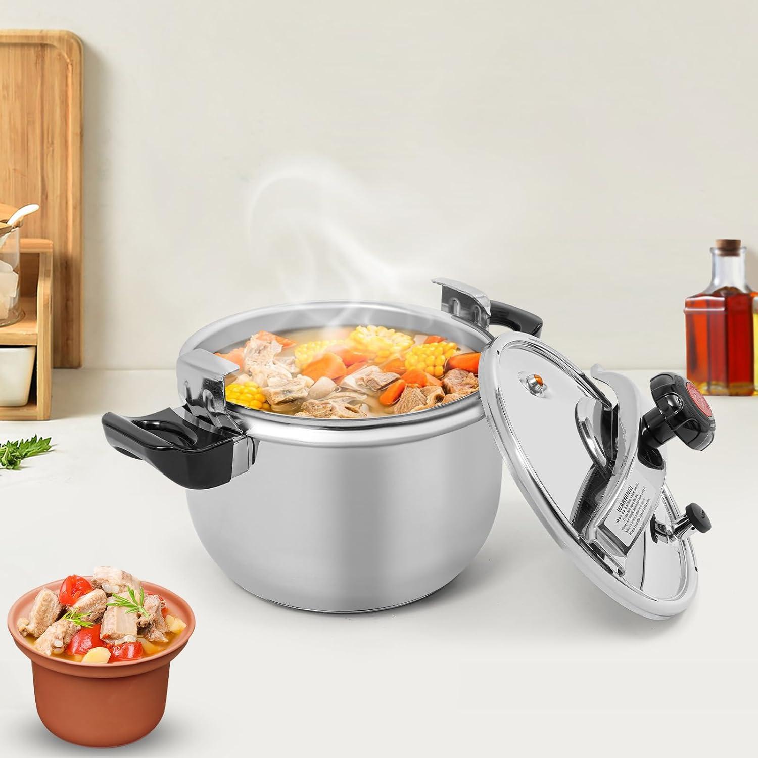 Olla a presión TREMENPOW 11L acero inoxidable 60Kpa