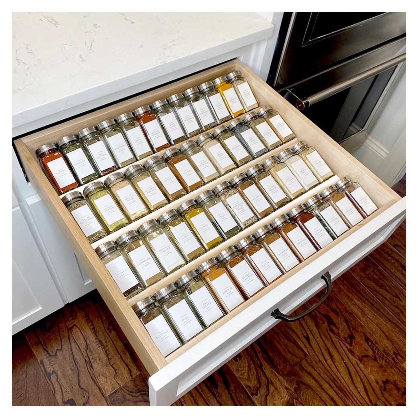 Organizador de Especias MIUKAA Acrílico Expandible 8 Pzs 33-66 cm