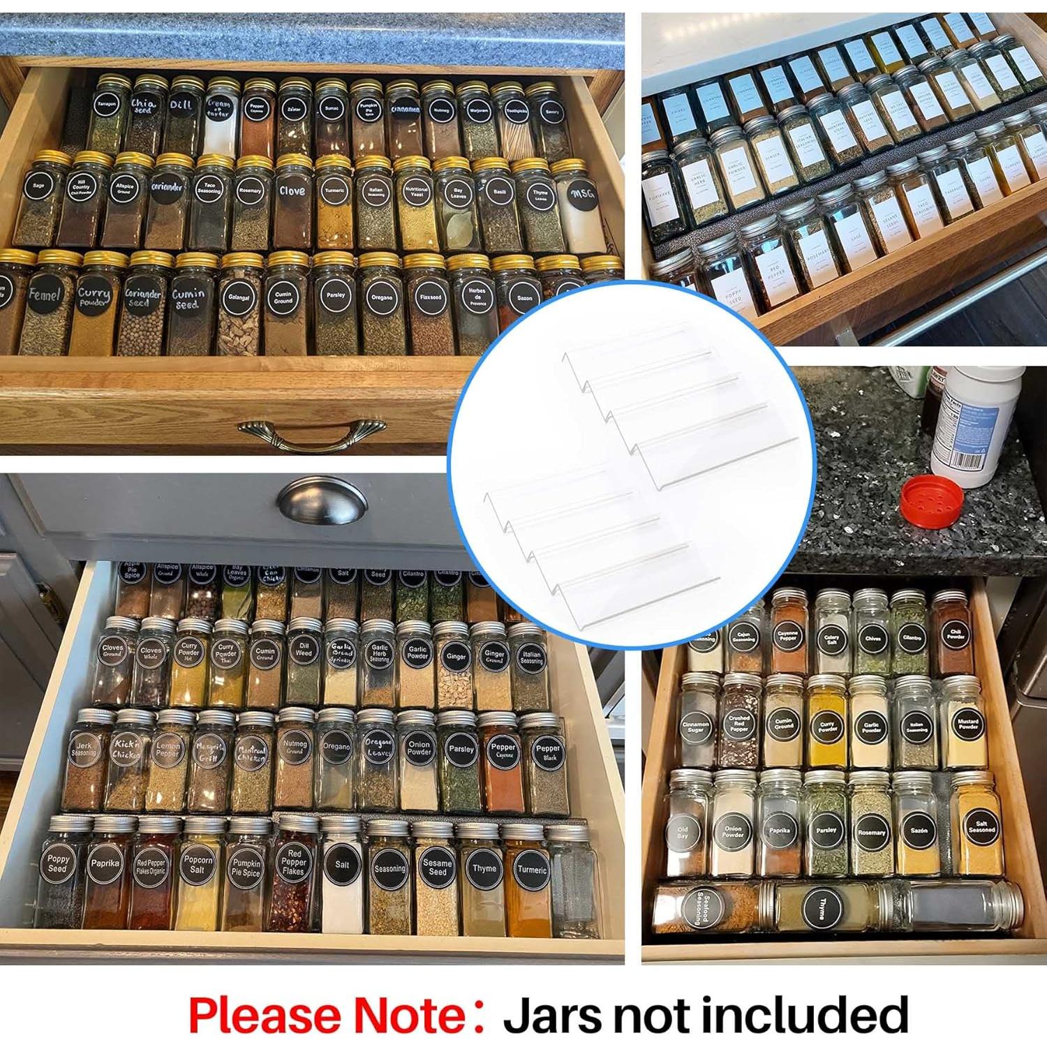 Organizador de Especias MIUKAA Acrílico Expandible 8 Pzs 33-66 cm