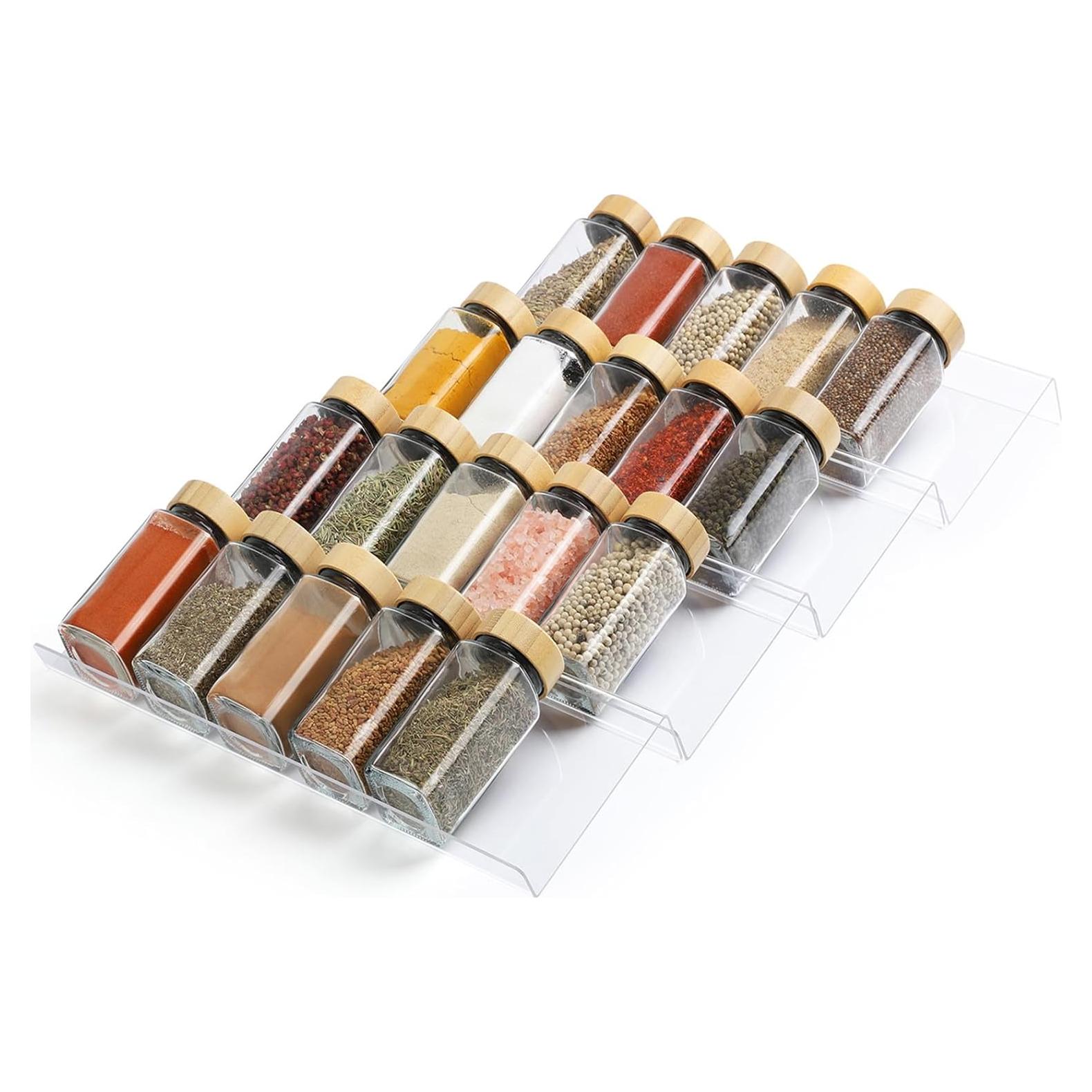 Organizador de Especias Suneerplay 4 Niveles Acrílico Expandable