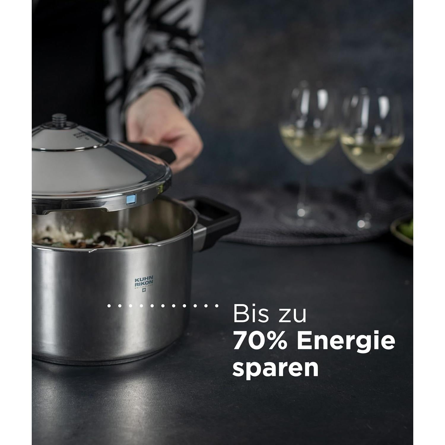 Olla a Presión Kuhn Rikon 28 cm 8 Litros Acero Inoxidable