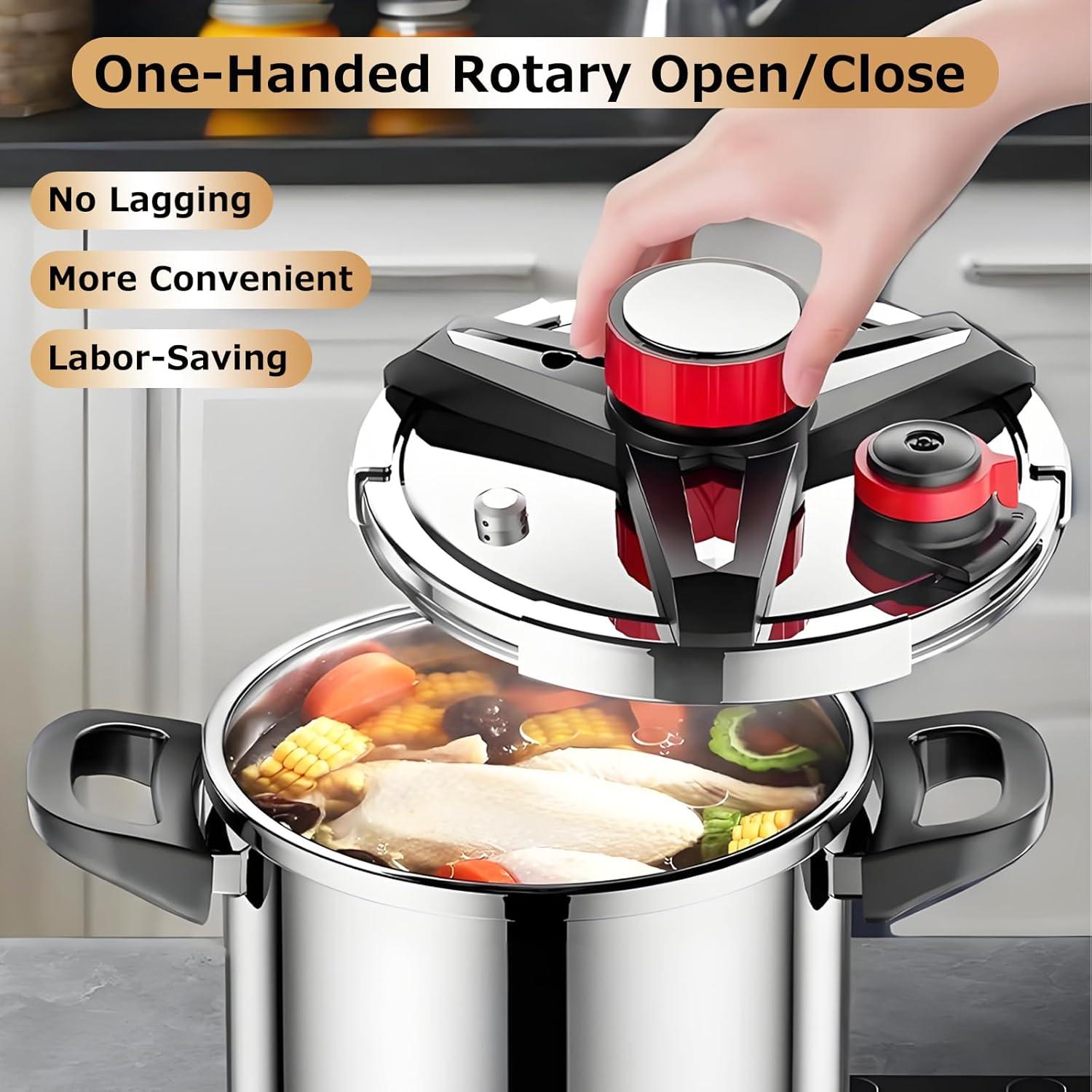 Olla a presión 10 QT Kilogorge de acero inoxidable 304