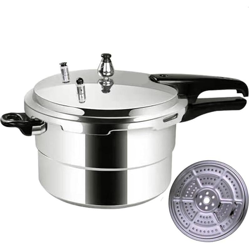 Olla a presión KZU 5.3QT con base de 3 capas y 8 seguridades