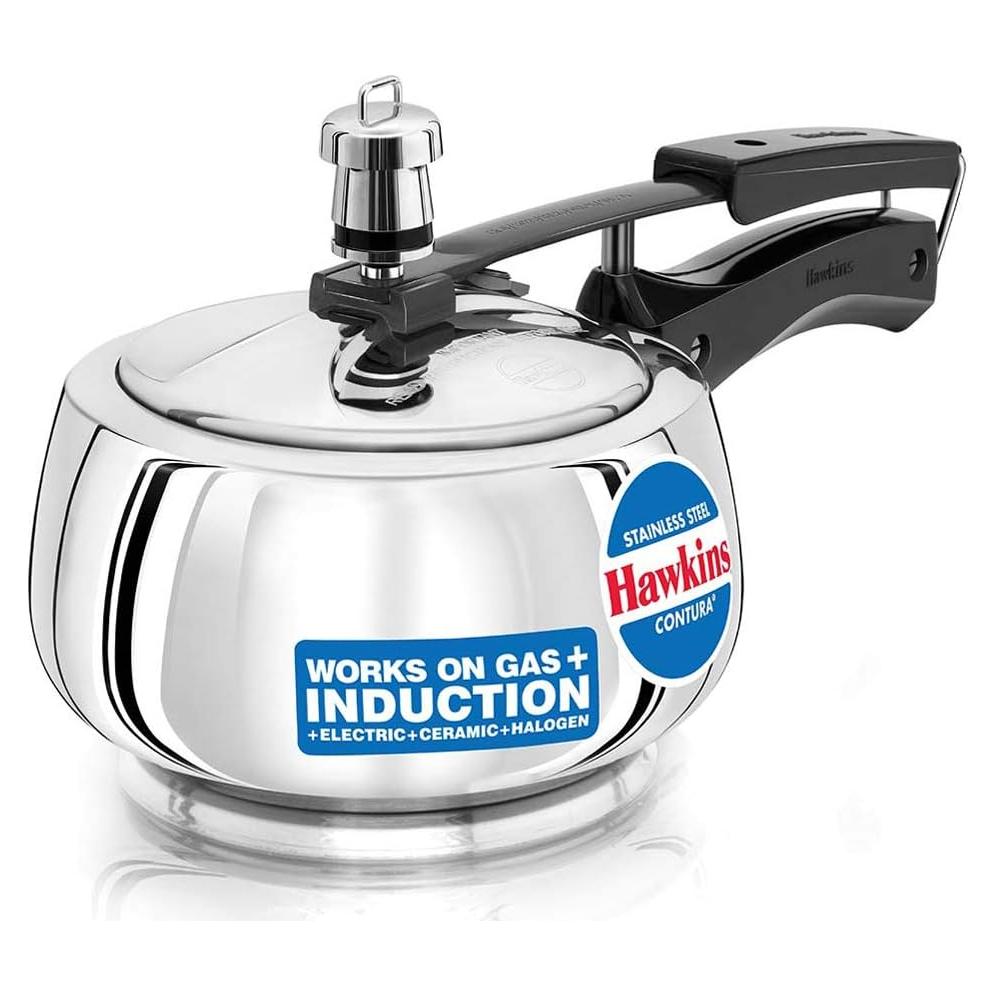 Olla a presión Hawkins 1.5L acero inoxidable compatible inducción