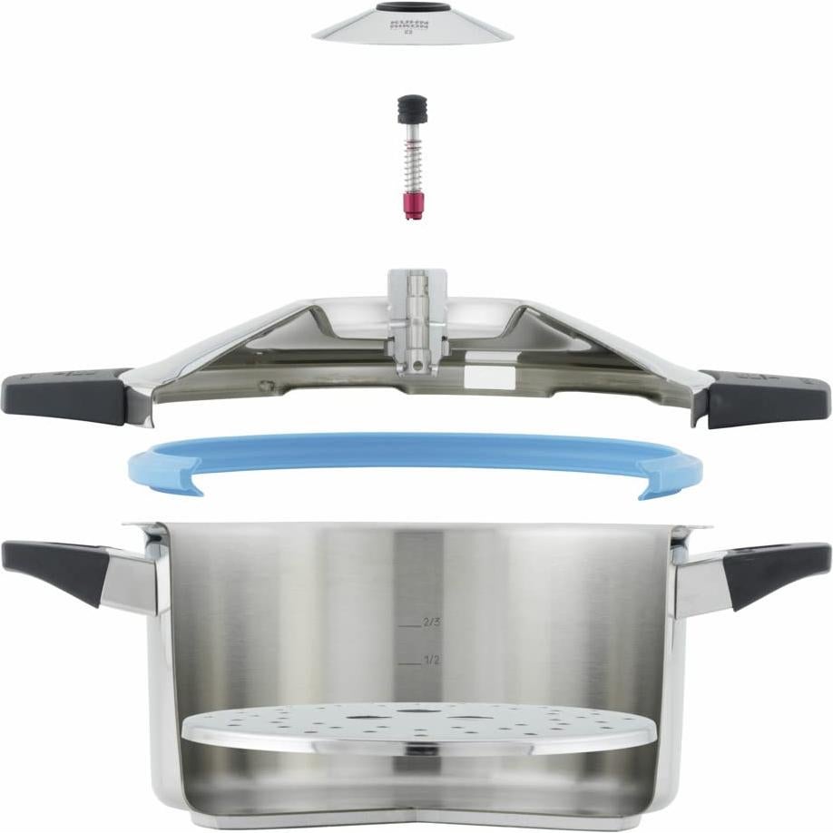 Olla a presión Kuhn Rikon Duromatic 4.7L acero inoxidable