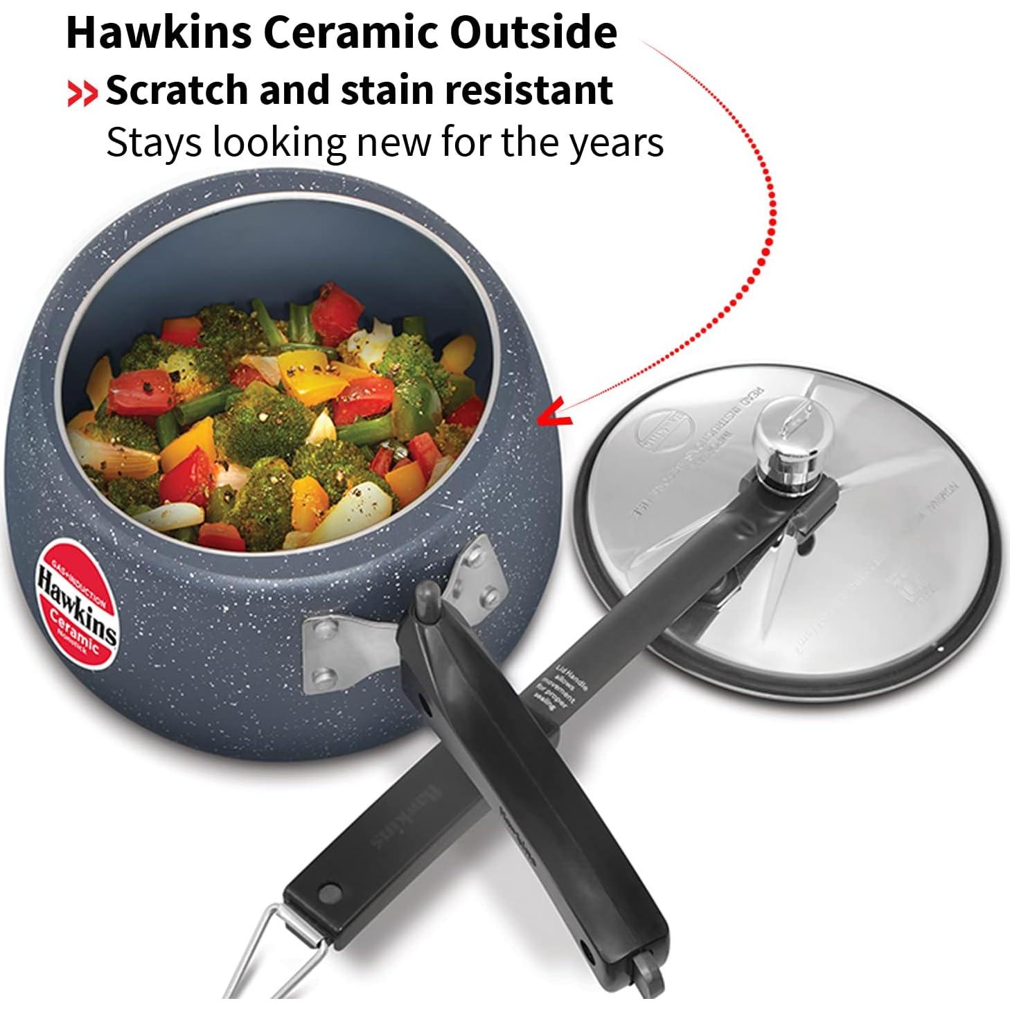 Olla a Presión Cerámica Antiadherente Hawkins 3L ICC30