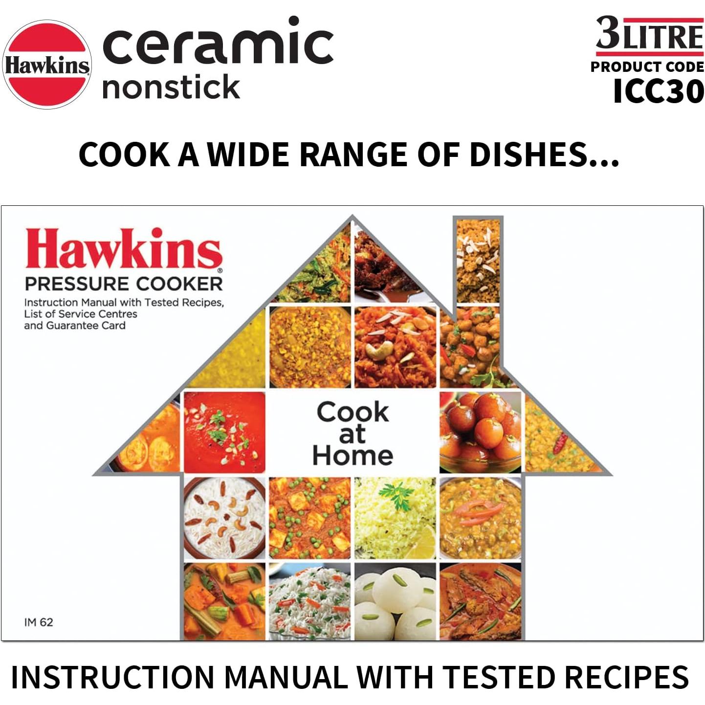 Olla a Presión Cerámica Antiadherente Hawkins 3L ICC30