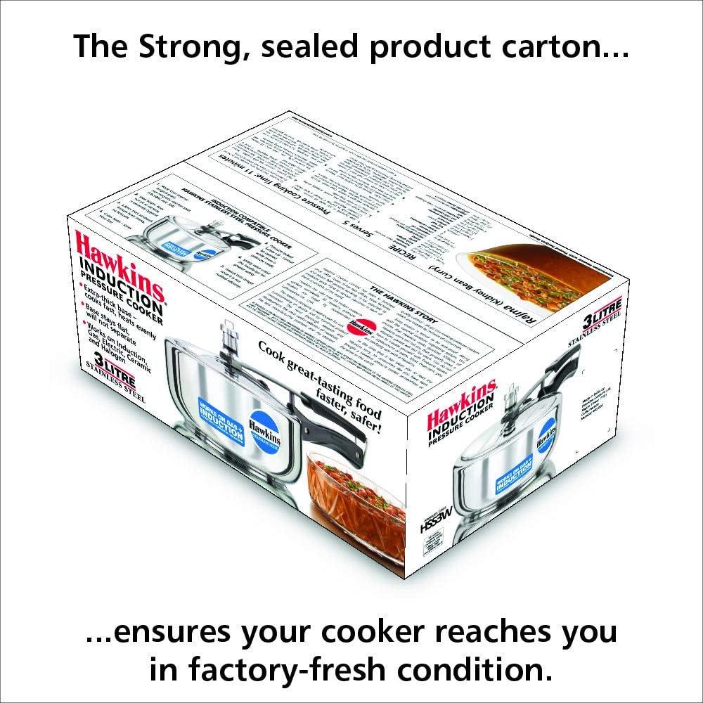 Olla a Presión Hawkins 3 Litros Acero Inoxidable Inducción