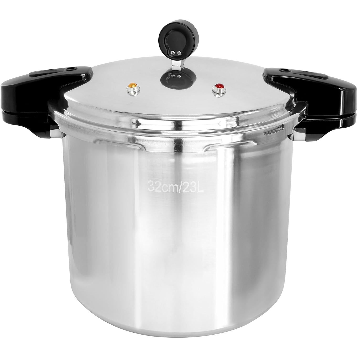 Olla a Presión MegaChef 24 Cuartos Aluminio Inducción Gas