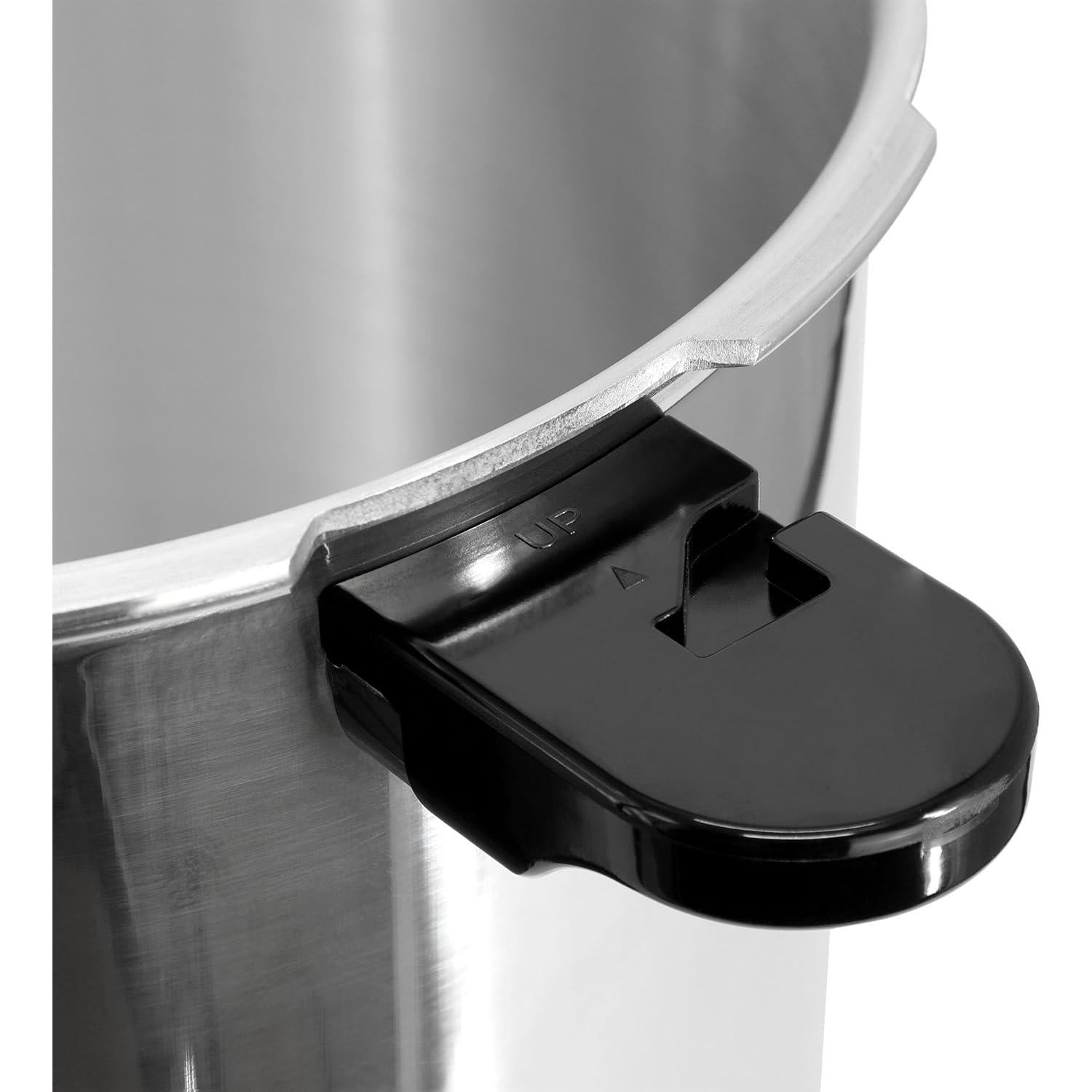 Olla a Presión MegaChef 24 Cuartos Aluminio Inducción Gas