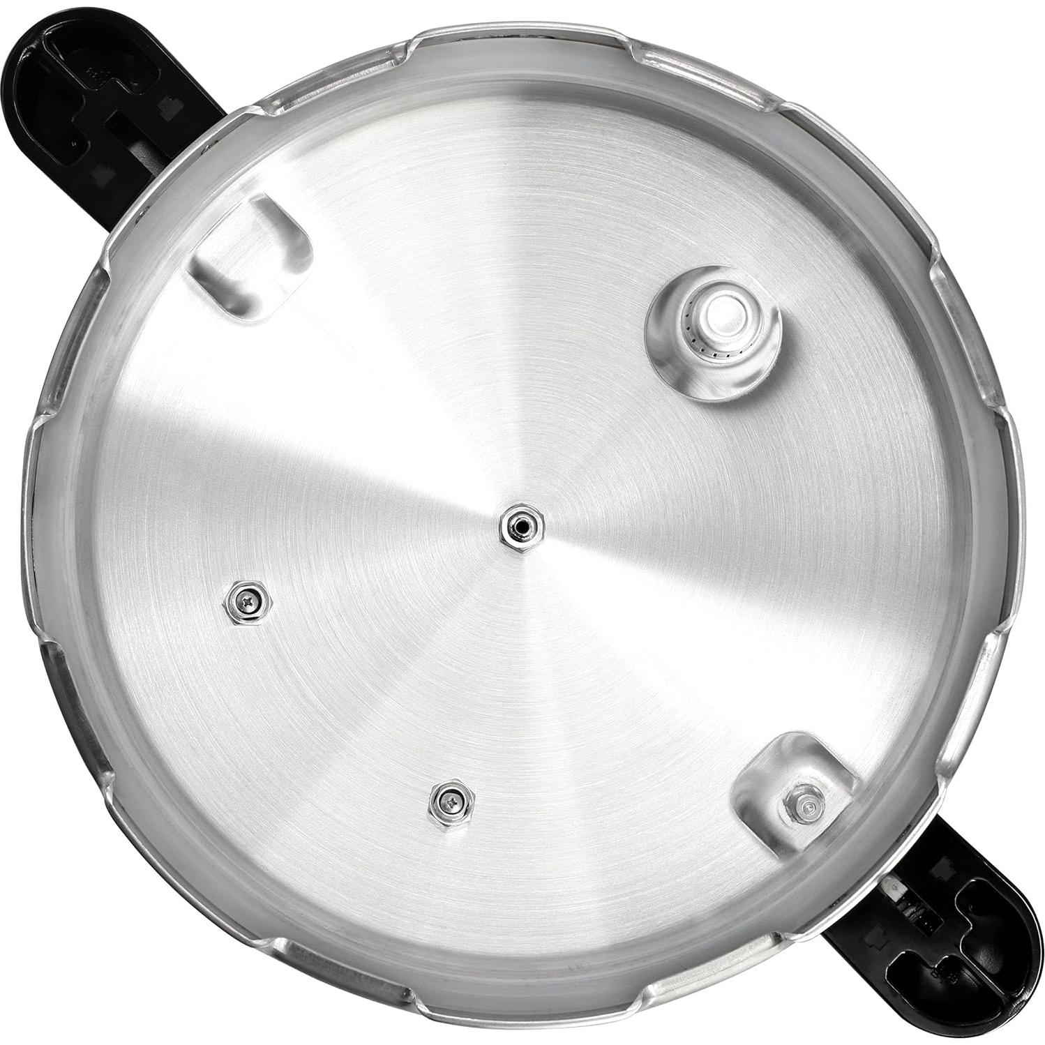 Olla a Presión MegaChef 24 Cuartos Aluminio Inducción Gas