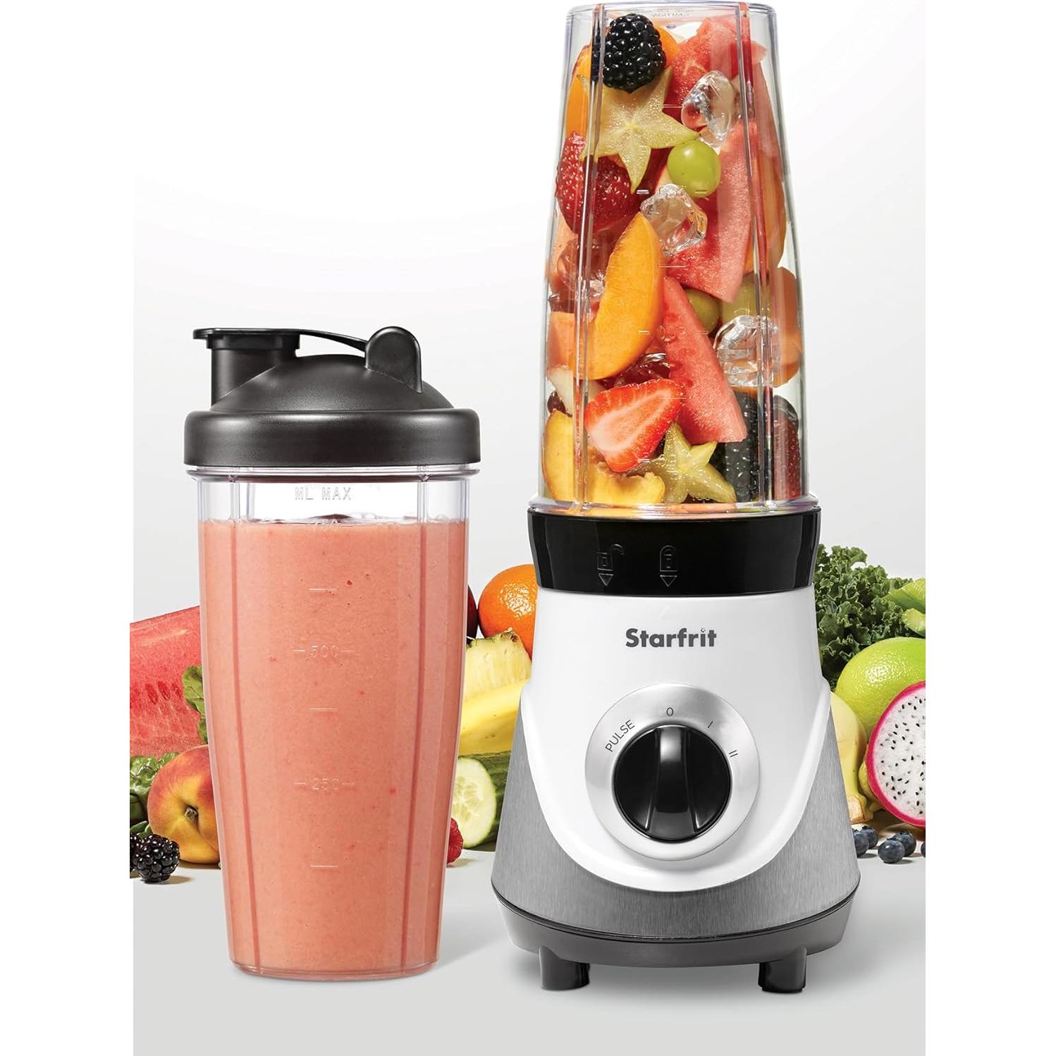 Licuadora Personal Starfrit 300W - 2 Tazas 828ml - 3 Velocidades