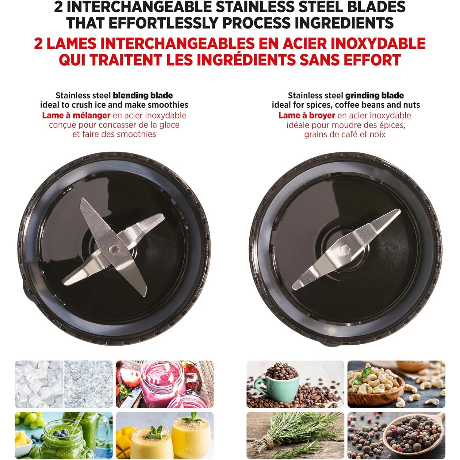 Licuadora Personal Starfrit 300W - 2 Tazas 828ml - 3 Velocidades