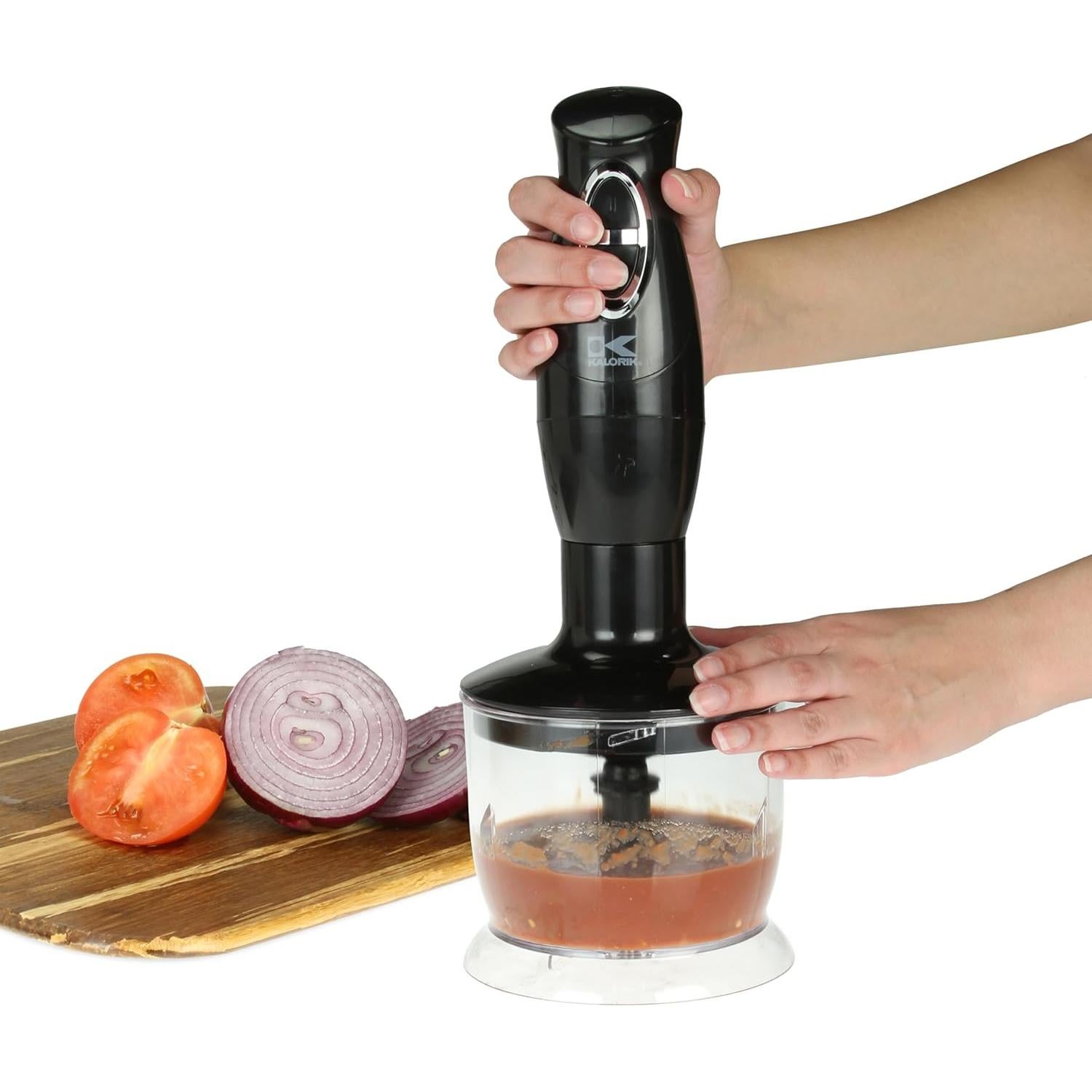 Batidora de Inmersión Kalorik 3-en-1 con Accesorios 200W