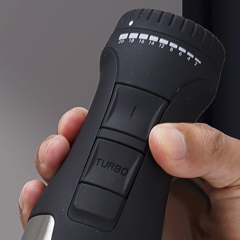 Batidora de Inmersión Aulonda 1000W 20 Velocidades Ergonomía