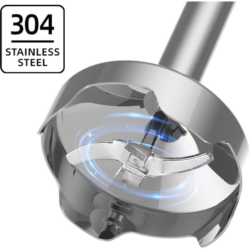 Batidora de Inmersión Aulonda 1000W 20 Velocidades Ergonomía