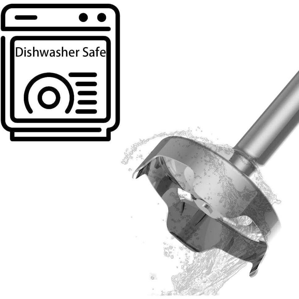 Batidora de Inmersión Aulonda 1000W 20 Velocidades Ergonomía