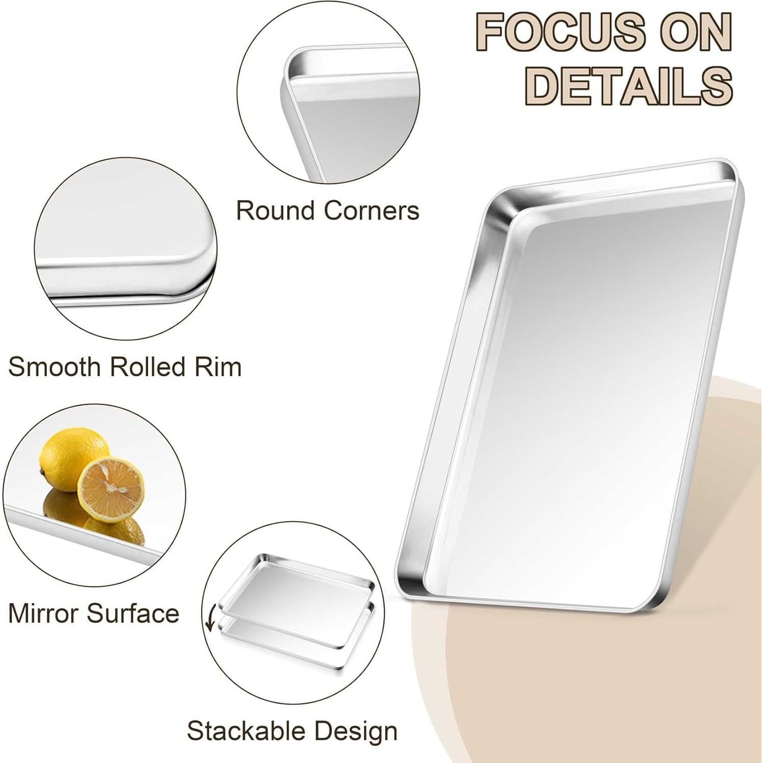 Kit de Horneado TeamFar - 2 Bandejas 40.6cm + Rejillas y Tapetes