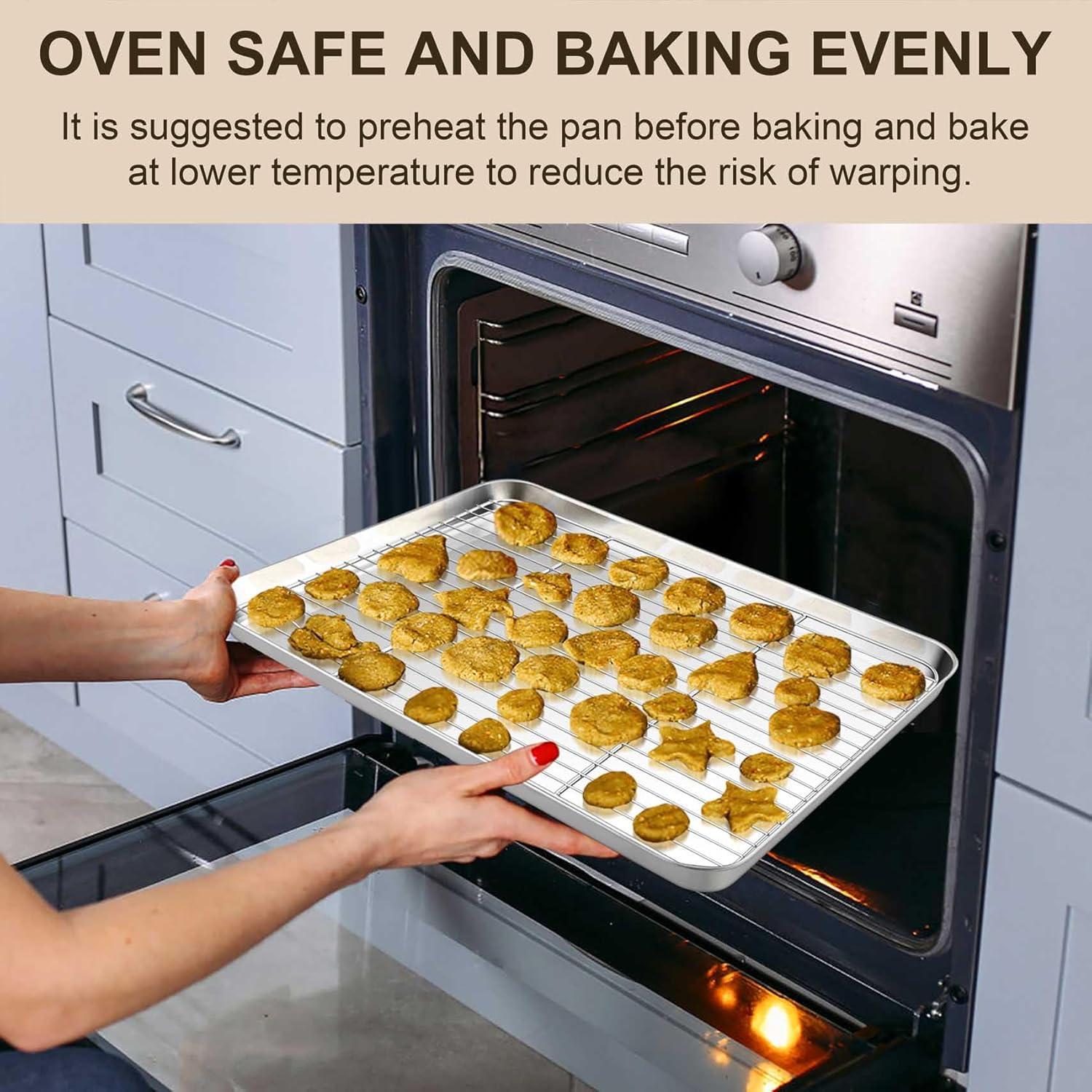 Kit de Horneado TeamFar - 2 Bandejas 40.6cm + Rejillas y Tapetes