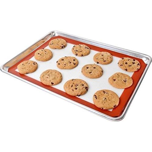 Juego Bandeja Horno Aluminio New Star 33x23 cm y Tapete Silicona