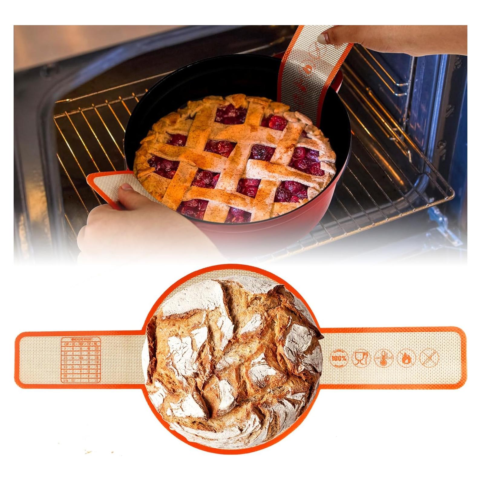 Soporte de Silicona UBeesize para Hornear Pan 53x22 cm Antiadherente