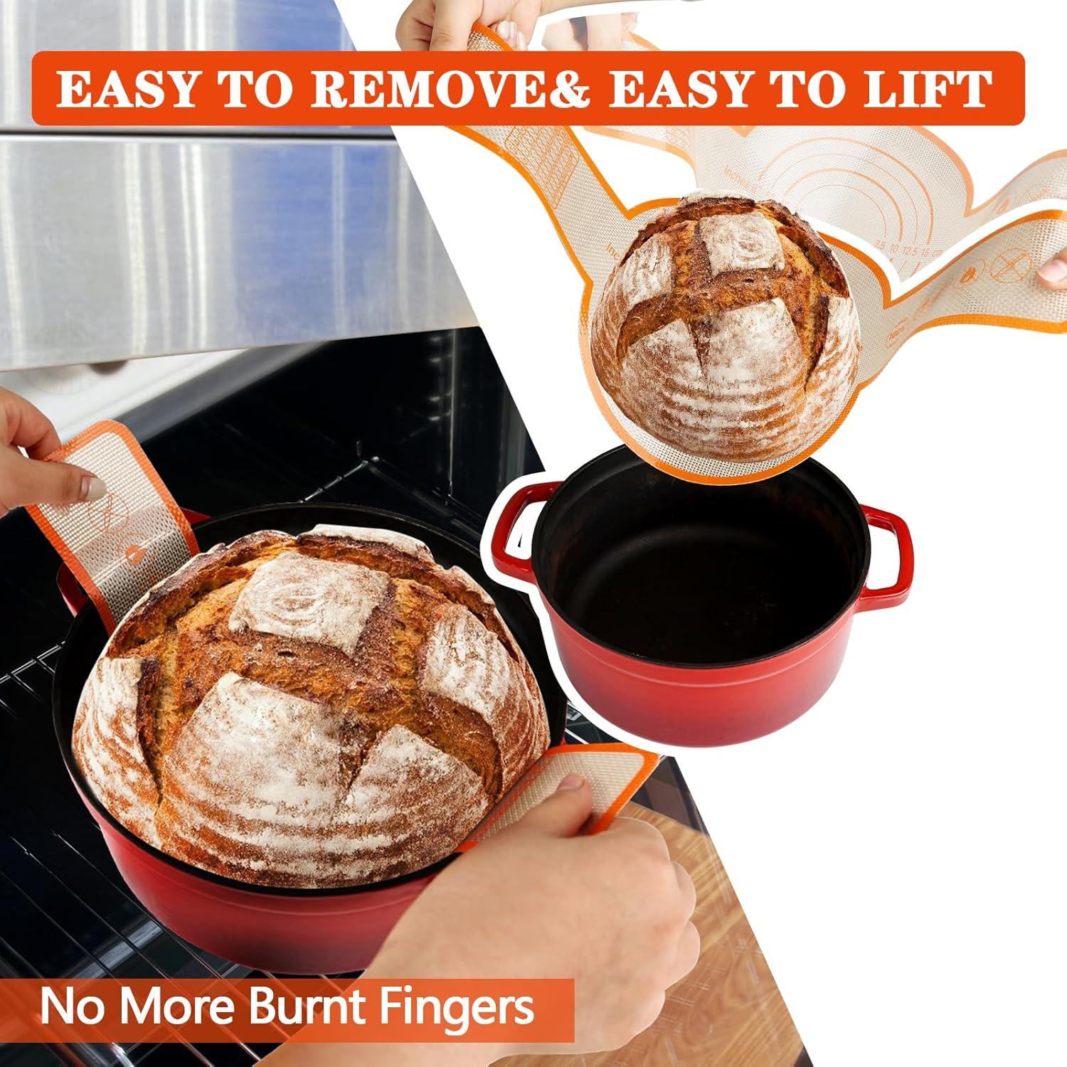 Soporte de Silicona UBeesize para Hornear Pan 53x22 cm Antiadherente