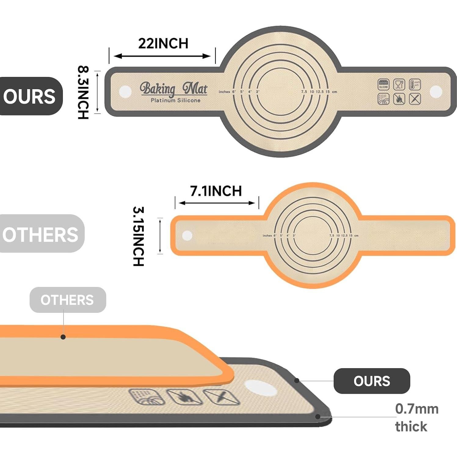 Sling de Silicona para Hornear Pan Arimagroup 55.88x21.08cm Gris