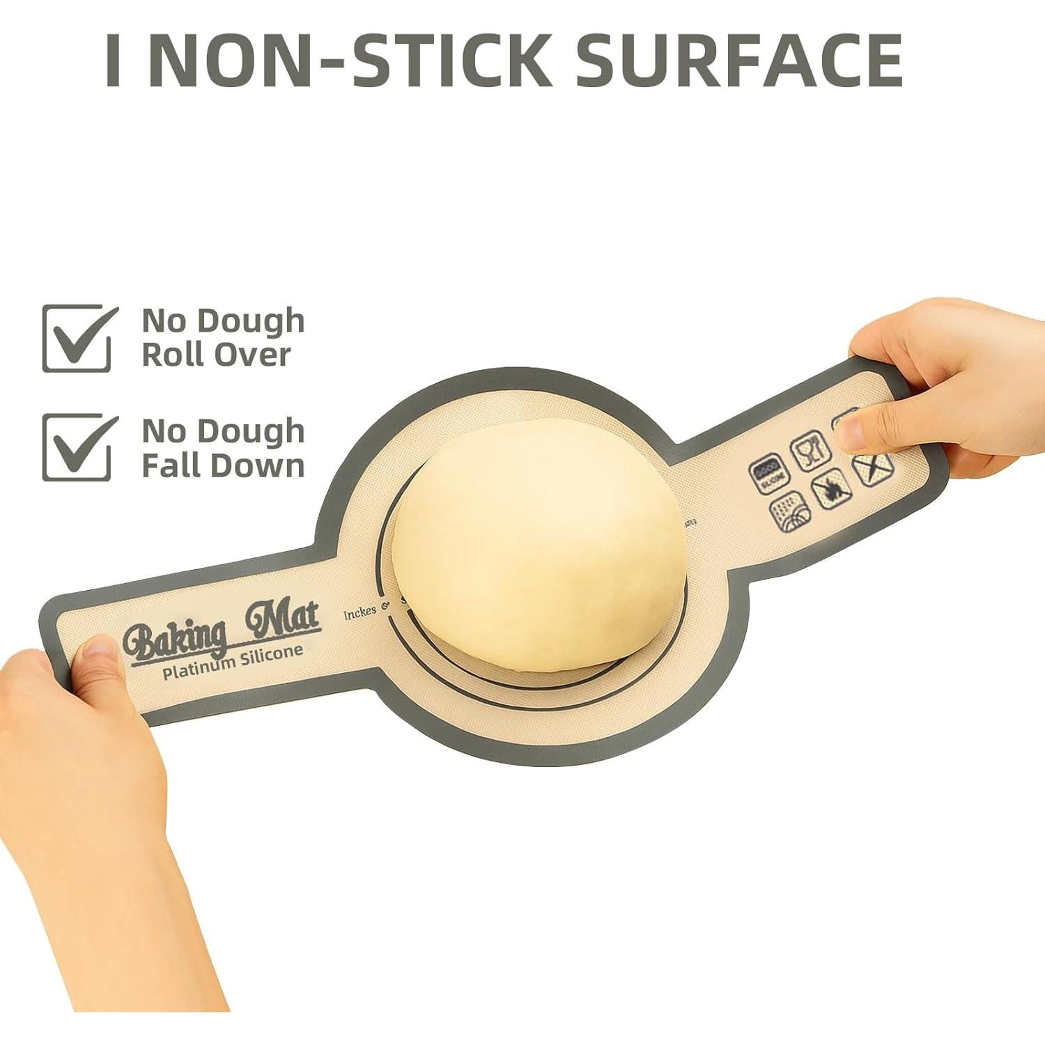 Sling de Silicona para Hornear Pan Arimagroup 55.88x21.08cm Gris