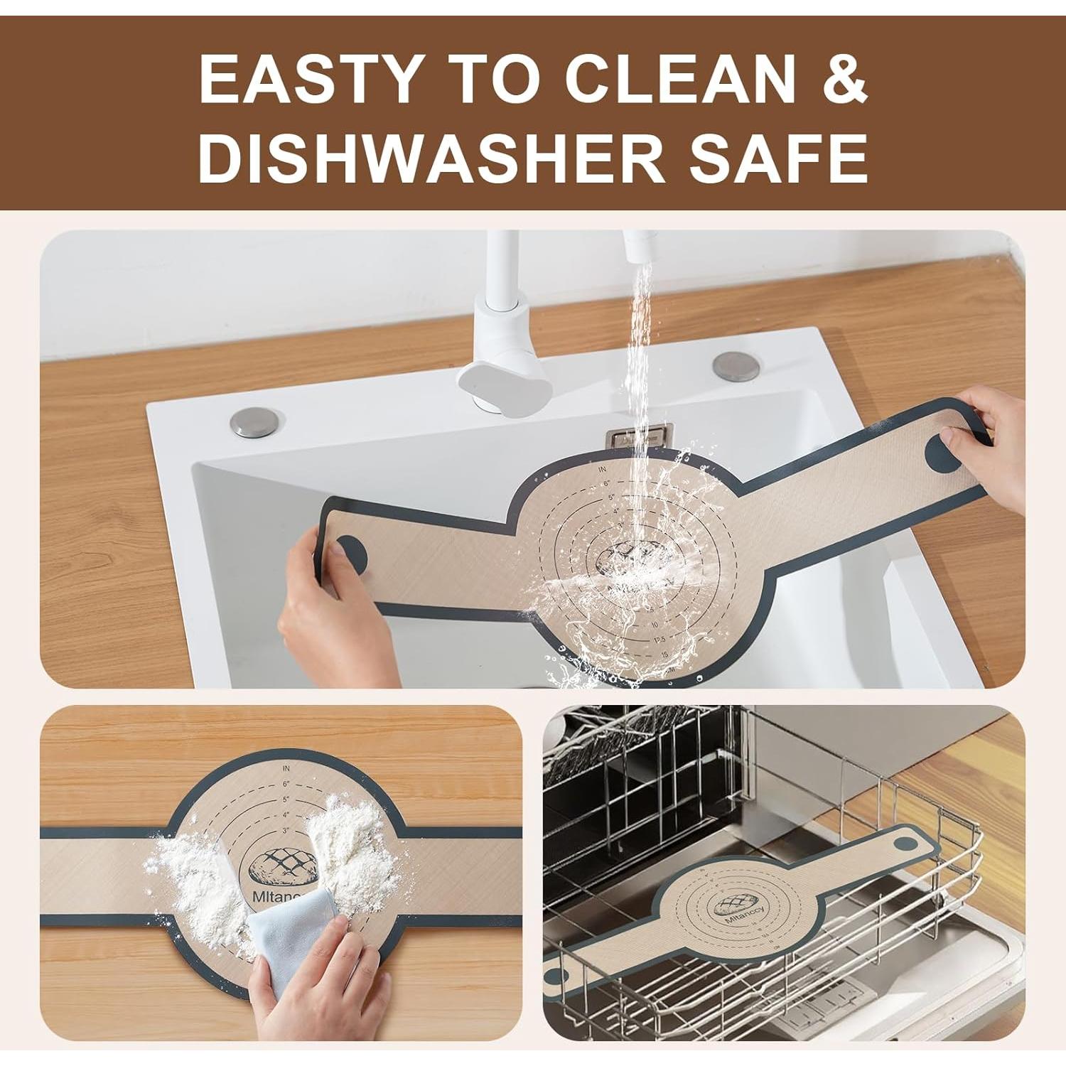 3 Alfombrillas de Hornear de Silicona Mltanccy Antiadherentes