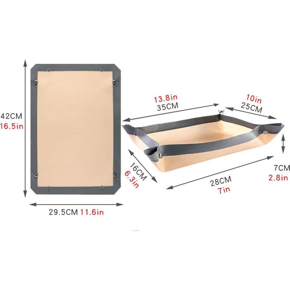 Alfombrilla de Hornear Silicona CANDeal 42x29.5cm Antiadherente