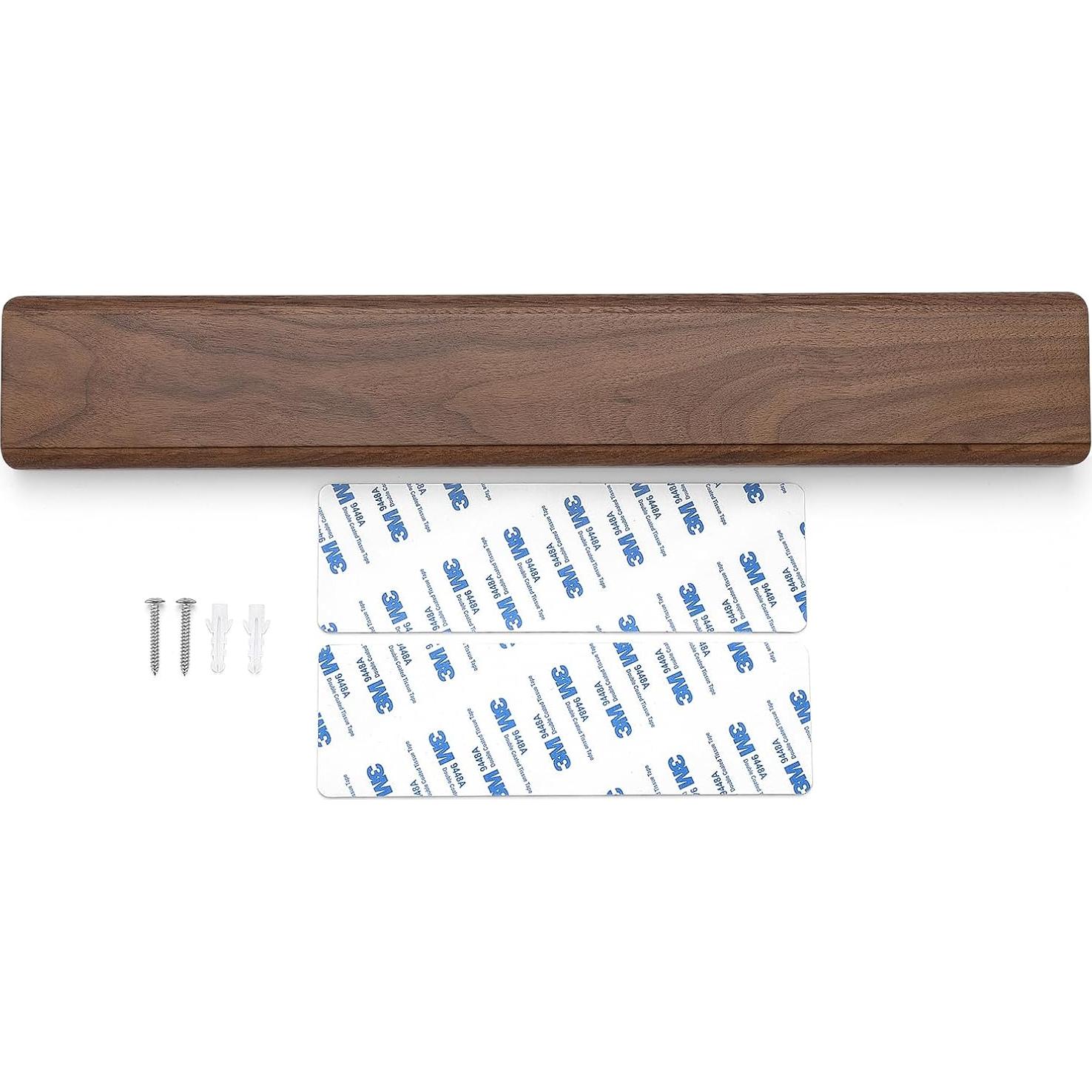 Soporte Magnético para Cuchillos XINZUO de Madera de Nogal 40 cm