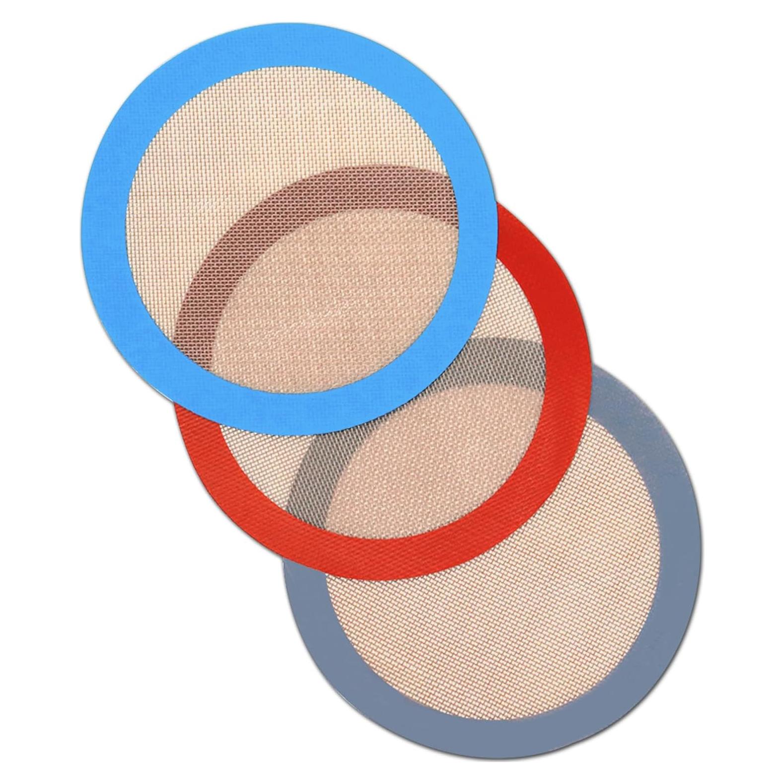 Juego de 3 Tapetes de Silicona Redondos 20 cm Goalfly